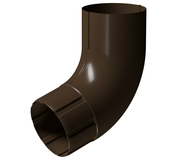 Колено 72° D90 Döcke STAL PREMIUM Каштан, (RAL 8017) купить в Перми