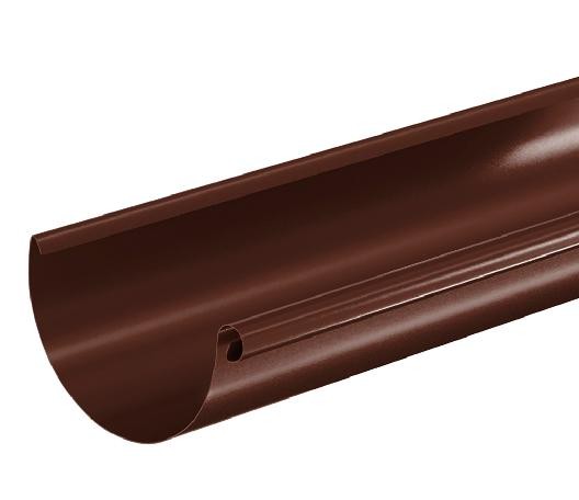 Водосток Aquasistem, система 150/100 - Водосточный желоб 3.00м RAL 8017 Коричневый купить в Перми