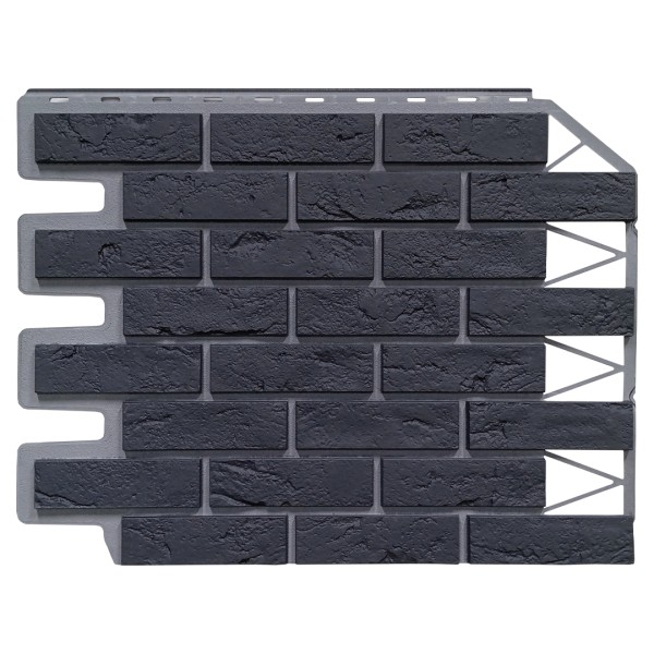 Фасадная панель FineBer, Кирпич Баварский, Графит купить в Перми