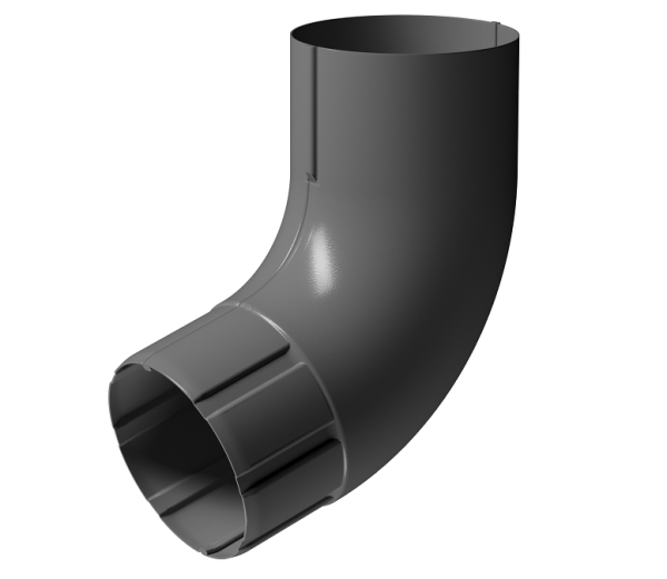 Колено 72° D90 Döcke STAL PREMIUM Графит, (RAL 7024) купить в Перми