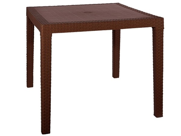 Стол квадратный FIJI Quatro Table Коричневый купить в Перми