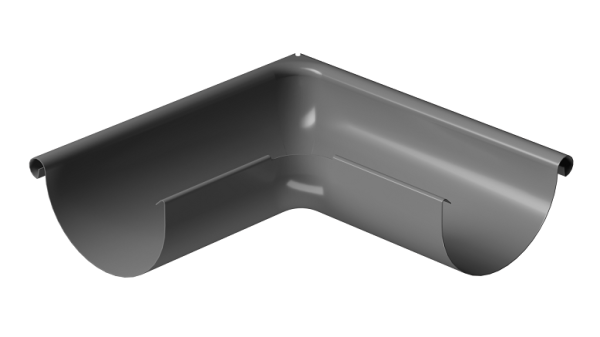 Угол внешний 90° D125 Döcke STAL PREMIUM Графит, (RAL 7024) купить в Перми