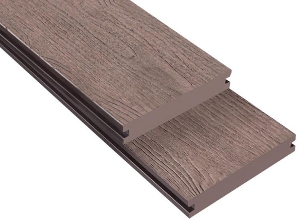Террасная доска ДПК Outdoor 3D полнотелая NEVADA/CALIFORNIA BROWN коричневая микс купить в Перми