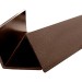 Уголок ДПК для сайдинга 70x70x3000мм Коричневый купить в Перми