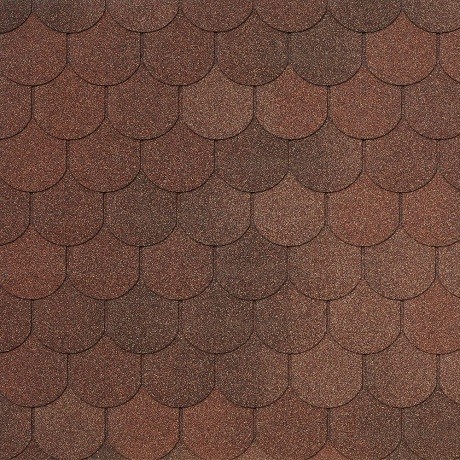 Гибкая черепица Tegola ASSISI terracotta 420 купить в Перми