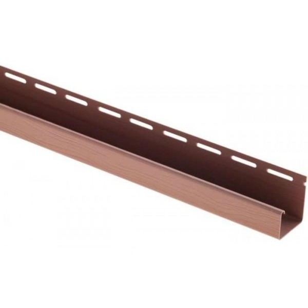 J-профиль Люкс Крашенный, T-15, ВН, Красно-коричневый купить в Перми