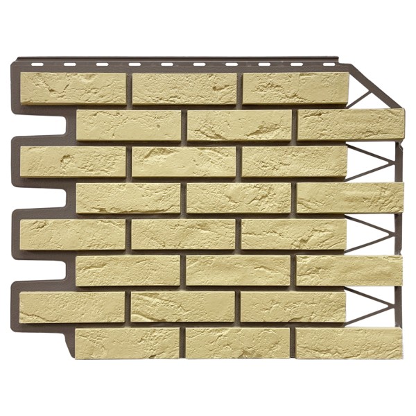 Фасадная панель FineBer, Кирпич Баварский, Песочный купить в Перми