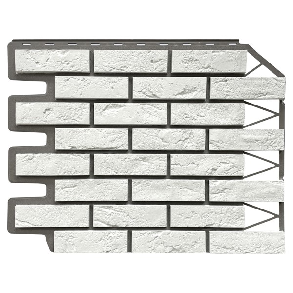 Фасадная панель FineBer, Кирпич Баварский, Белый купить в Перми