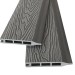 Заборная панель шип-паз EasyDecking Wood-Х 146х20 Серый купить в Перми