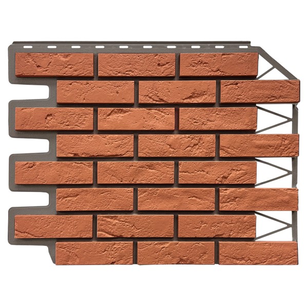 Фасадная панель FineBer, Кирпич Баварский, Терракотовый купить в Перми