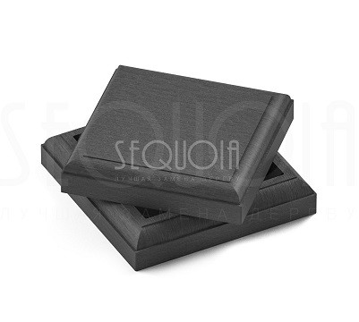 Комплект крышка/юбка для столба SEQUOIA GRAY купить в Перми