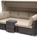 Диван-Трансформер AFINA плетеный из иск. ротанга AFM-320B Brown купить в Перми