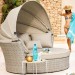 Диван-Трансформер AFINA плетеный из иск. ротанга AFM-325 Beige купить в Перми