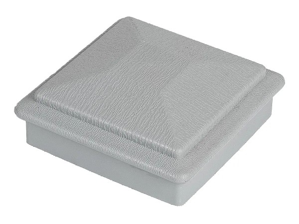 Крышка верхняя фигурная ПВХ для столба Deckart 100х100 Серый купить в Перми