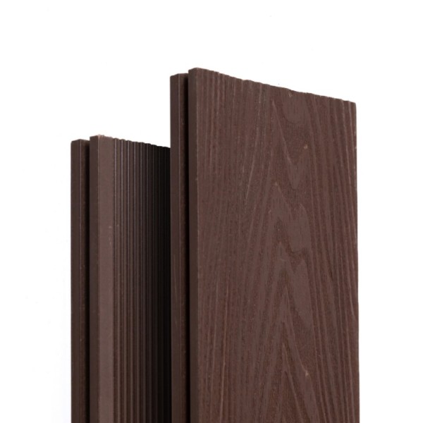 Террасная доска Ecodecking Экстра 3D полнотелая Графит купить в Перми