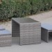 Диван-Трансформер AFINA плетеный из иск. ротанга S330G-W78 Grey купить в Перми