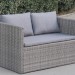 Диван-Трансформер AFINA плетеный из иск. ротанга S330G-W78 Grey купить в Перми