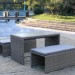 Диван-Трансформер AFINA плетеный из иск. ротанга S330G-W78 Grey купить в Перми
