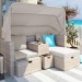 Комплект мебели AFINA плетеной из иск. ротанга AFM-330 Beige купить в Перми