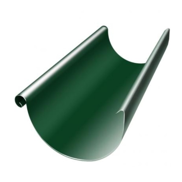Водосток Grand Line 125x90 – Желоб 3м RAL 6005 купить в Перми