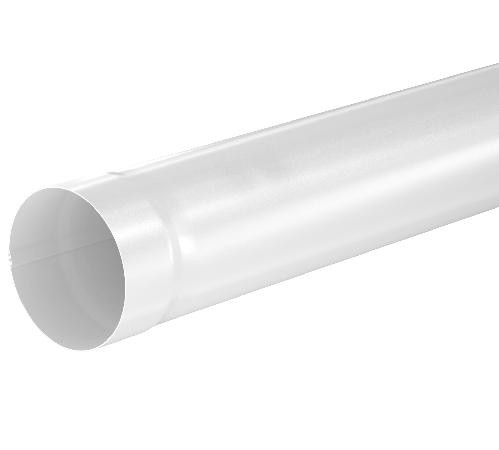 Водосток Aquasistem, система 150x100 - Труба водосточная 3.00м RR 20 Мраморно-белый купить в Перми