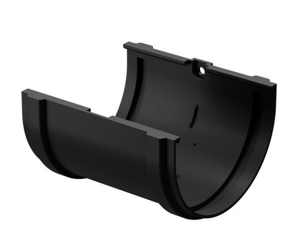 Соединитель желоба Docke Premium ПВХ - Карбон купить в Перми