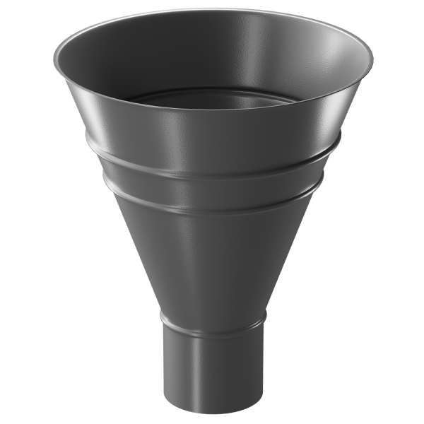 Воронка водосборная Döcke STAL PREMIUM, Графит купить в Перми