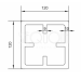 Столб SEQUOIA Evolution 3D WOOD GRAY купить в Перми