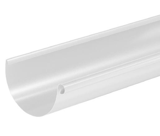 Водосток Aquasistem, система 125x90 - Водосточный желоб 3.00м RAL 9003 Белый купить в Перми