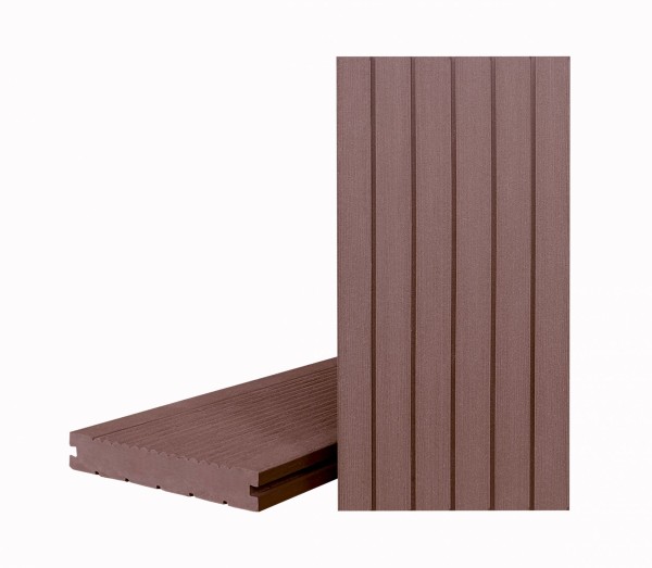 Террасная доска Классик Орех Милано (полнотелая с пазом) купить в Перми