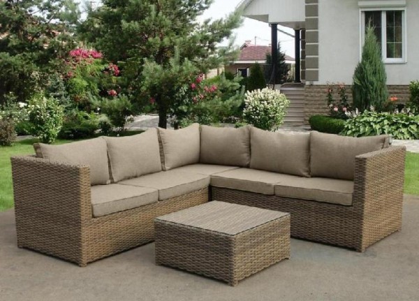 Комплект мебели AFINA плетеной из иск. ротанга YR825B Beige купить в Перми