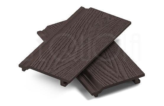Доска фасадная ДПК 3D SEQUOIA Evolution WOOD BROWN купить в Перми