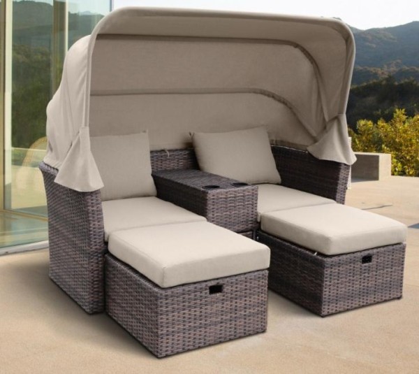 Комплект мебели AFINA плетеной из иск. ротанга AFM-330B Brown купить в Перми