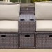 Комплект мебели AFINA плетеной из иск. ротанга AFM-330B Brown купить в Перми