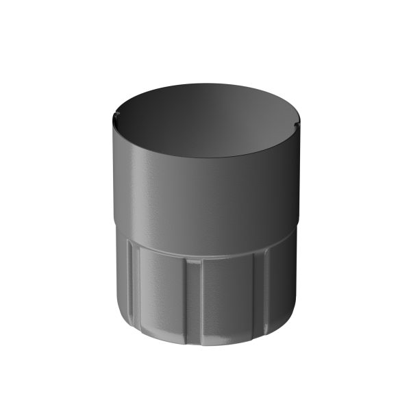 Муфта соединительная для водостока Döcke STAL PREMIUM, Графит купить в Перми