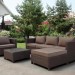 Комплект мебели AFINA плетеной из иск. ротанга YR821A Brown/Beige купить в Перми