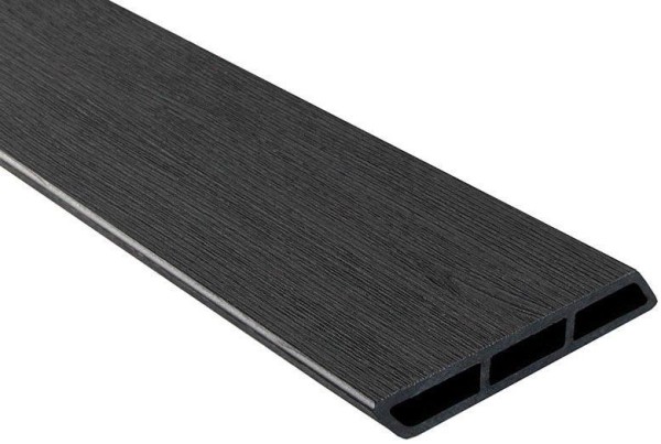 Доска Ромбус 3D ДПК Outdoor STORM BLACK черная купить в Перми