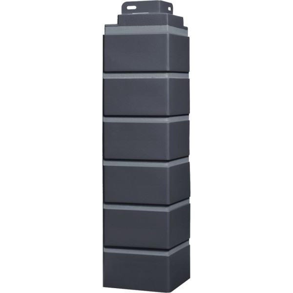 Угол Фасайдинг Серия «Кирпич клинкерный» Графит купить в Перми