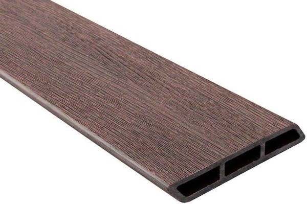 Доска Ромбус 3D ДПК Outdoor STORM BROWN коричневая микс купить в Перми