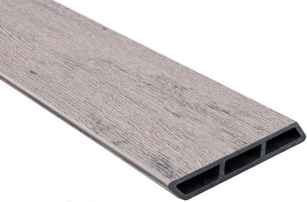 Доска Ромбус 3D ДПК Outdoor STORM GREY серая микс купить в Перми