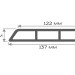 Доска Ромбус 3D ДПК Outdoor STORM GREY серая микс купить в Перми