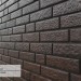 Фасадная панель Ю-Пласт Стоун Хаус Кирпич Коричневый купить в Перми