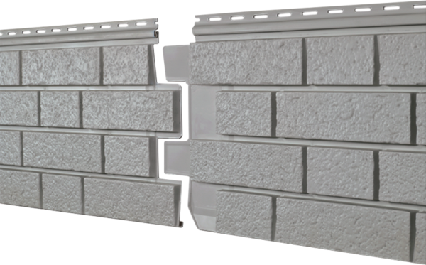 Фасадная панель Ю-пласт Стоун Хаус S-Lock Клинкер Нордик дым купить в Перми