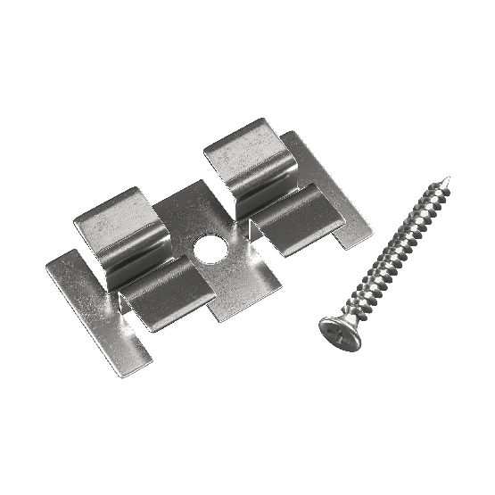 Клипса с саморезом, Grinder шовный монтаж 5 mm купить в Перми