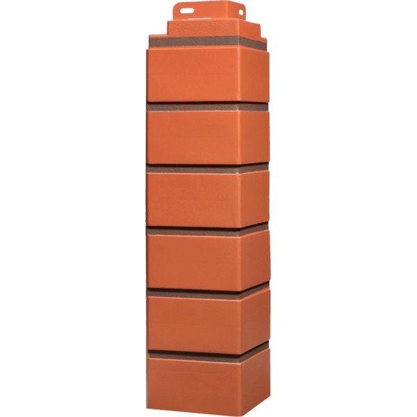 Угол Фасайдинг Серия  «Кирпич клинкерный» Керамический купить в Перми