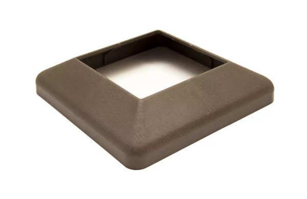 Крышка нижняя ПВХ для столба Deckart 100х100 Венге купить в Перми