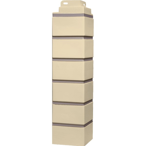 Угол Фасайдинг Серия «Кирпич клинкерный» Желтый купить в Перми