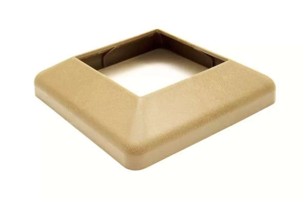 Крышка нижняя ПВХ для столба Deckart 100х100 Орех купить в Перми