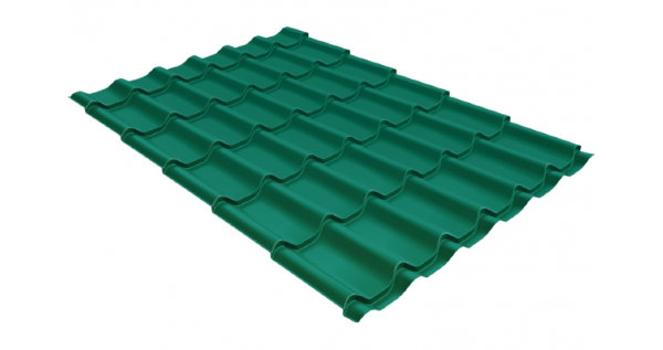 Металлочерепица классик 0,5 Satin RAL 5021 купить в Перми