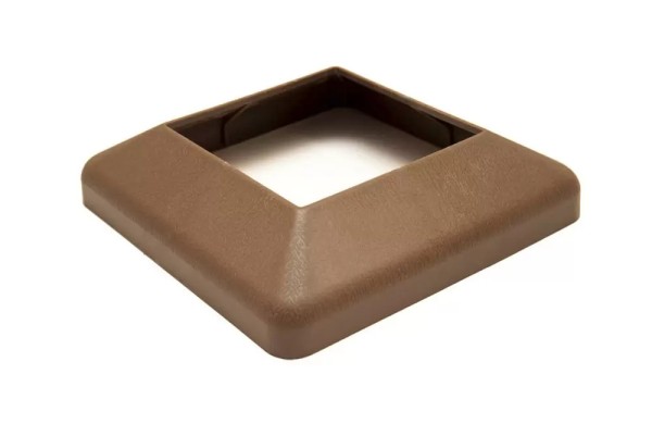 Крышка нижняя ПВХ для столба Deckart 100х100 Шоколад купить в Перми